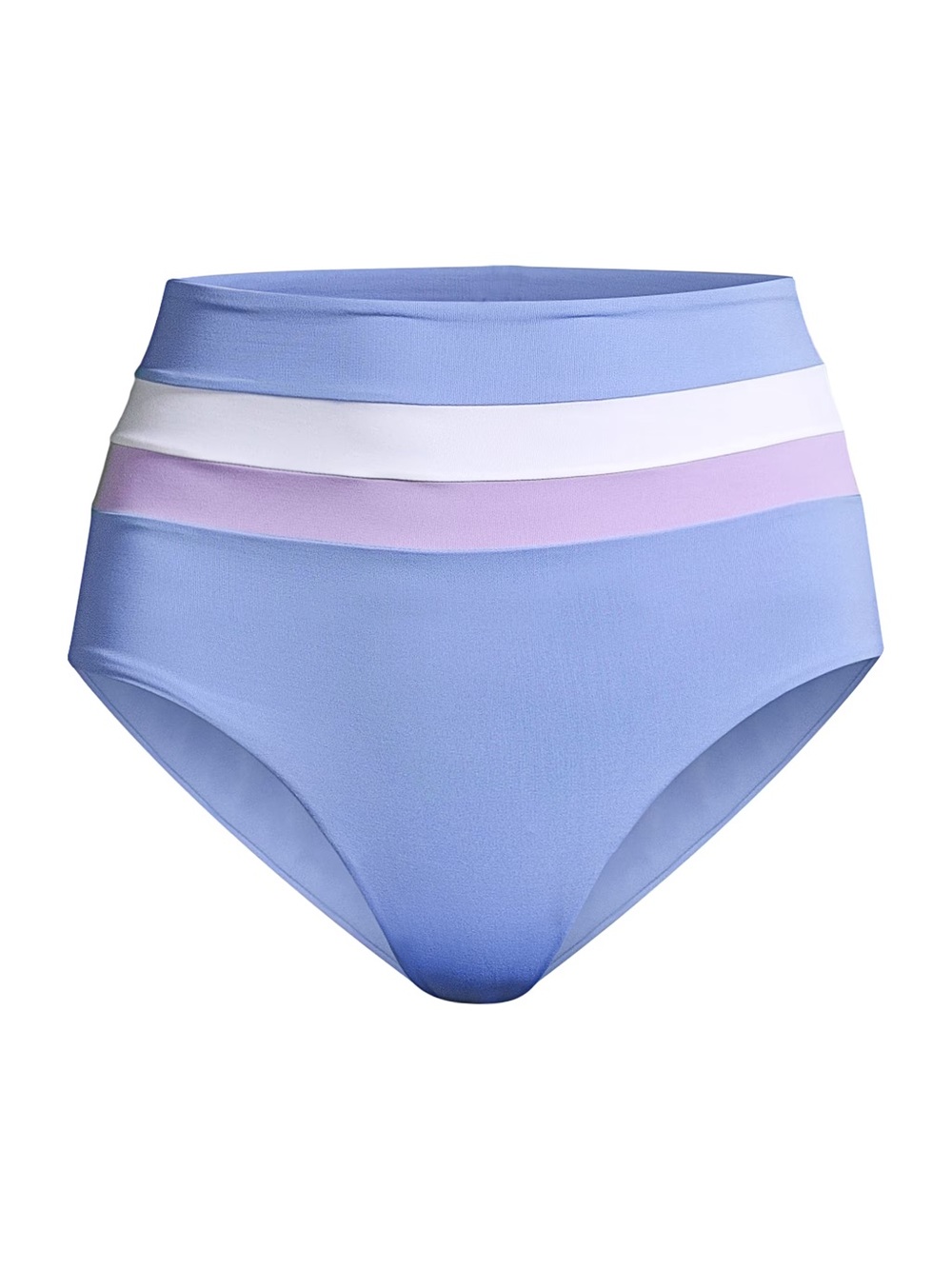 NWOT L*Space Portia high waist bikini bottoms peri blue small